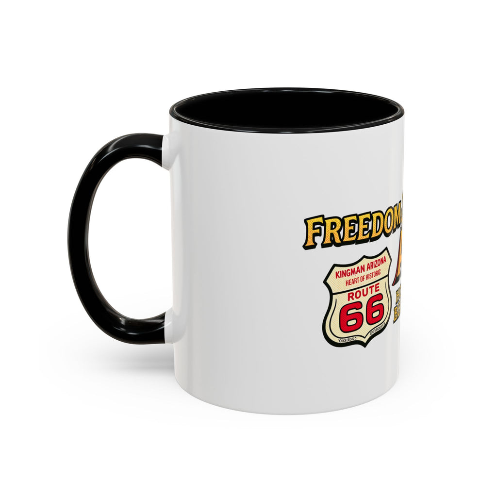 Freedom Made America Eagle Mug | Route 66 Americana Coffee Cup