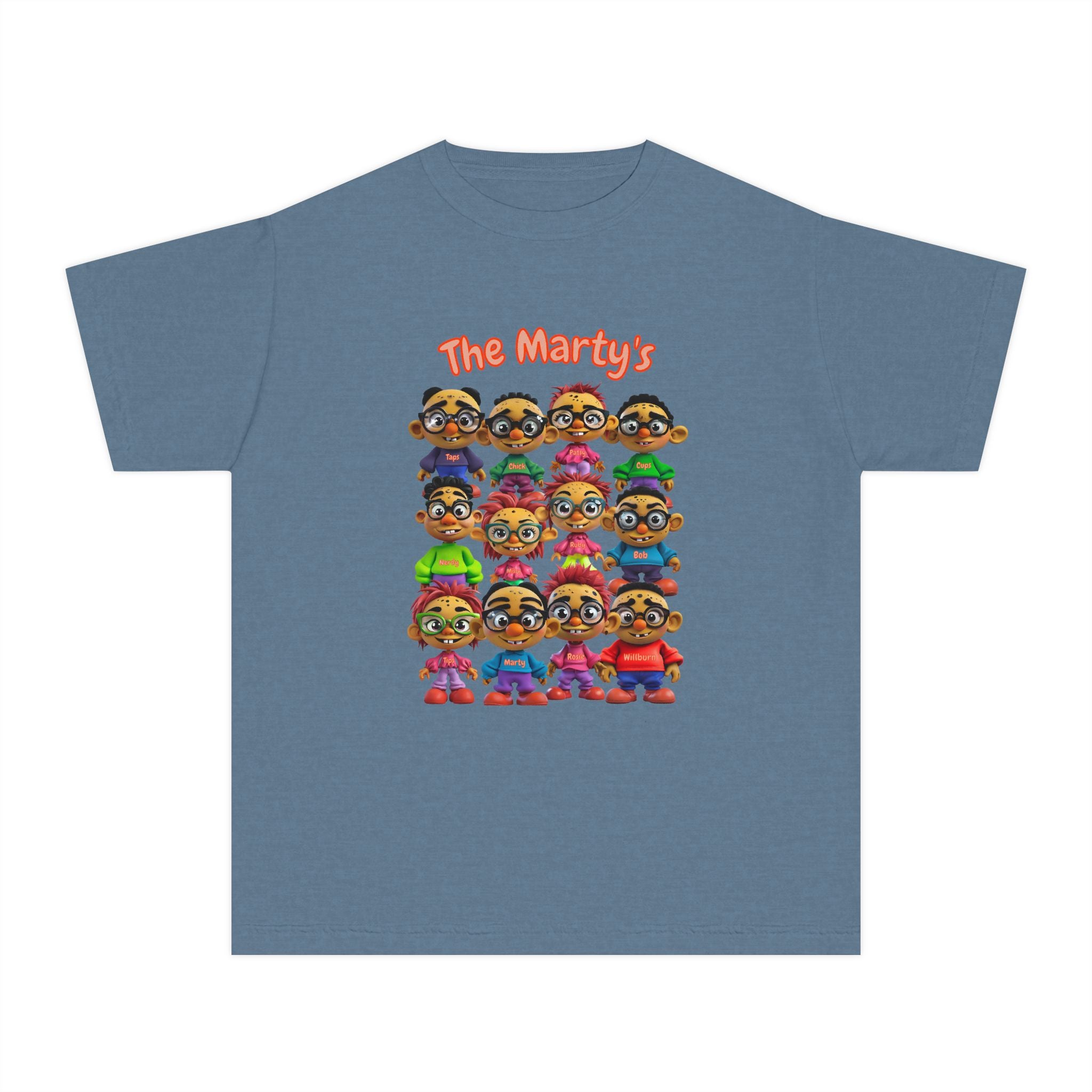 Martys Cartoon T-Shirt | JPE Kinder Grafik Charakter T-Shirt