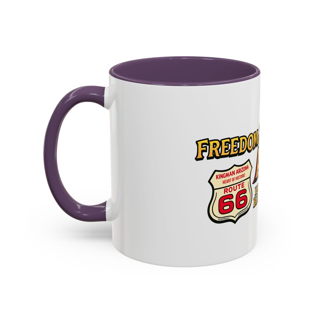 Freedom Made America Eagle Mug | Route 66 Americana Coffee Cup