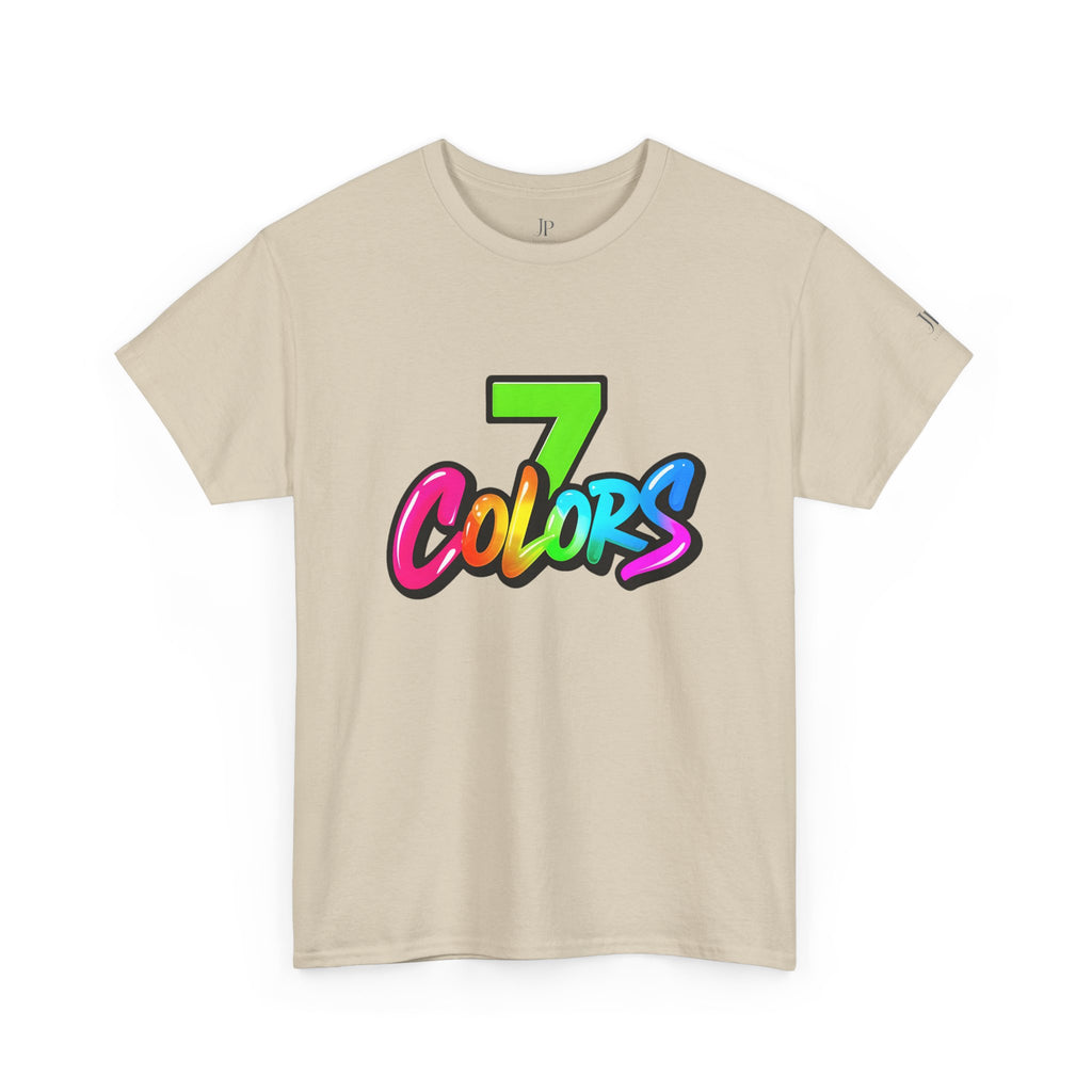 Seven Colors Graphic Tee | Rainbow Script Logo T-Shirt, JP Ellington Edition