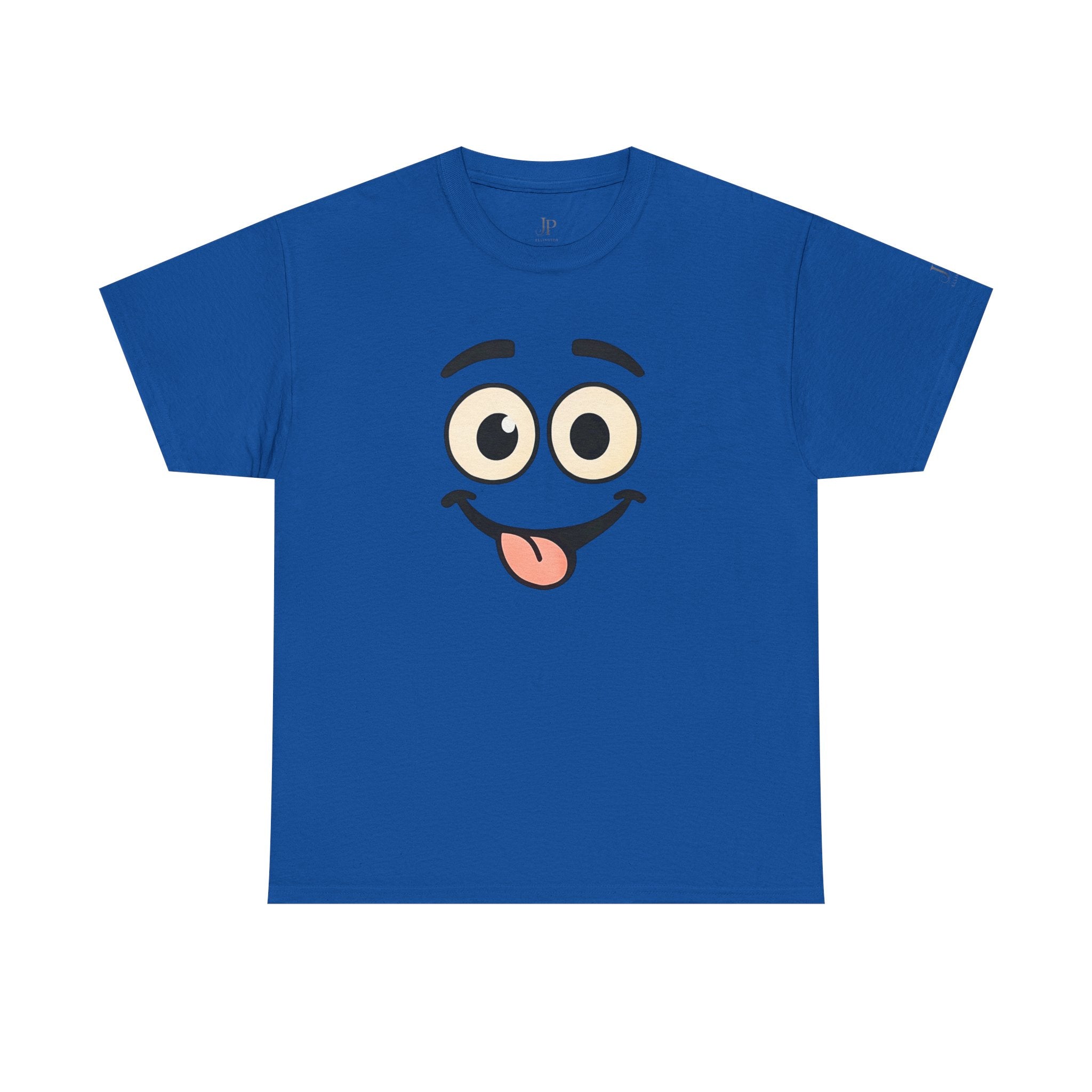 Goofy Smiley Face T-Shirt | Niedliches Emoji-Shirt mit rausgestreckter Zunge, JP Ellington Edition