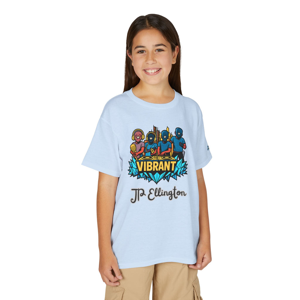 Vibrant Superhero Crew youth T-Shirt | Colorful Characters, JP Ellington Kids Edition