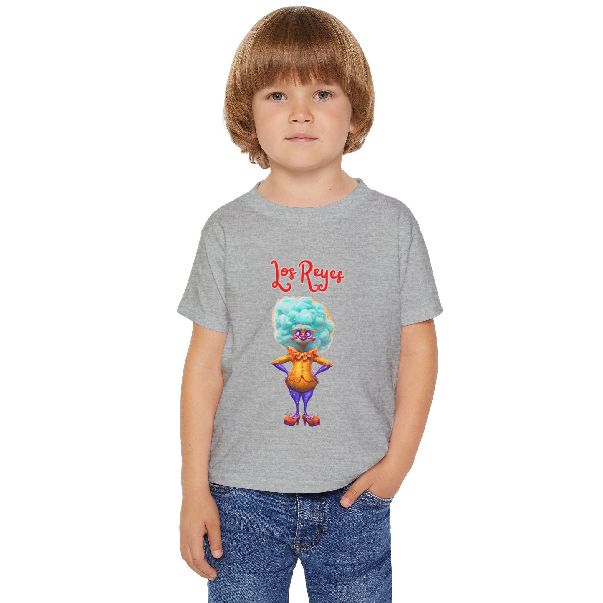Los Reyes T-shirt | JPE Kids colorful illustration