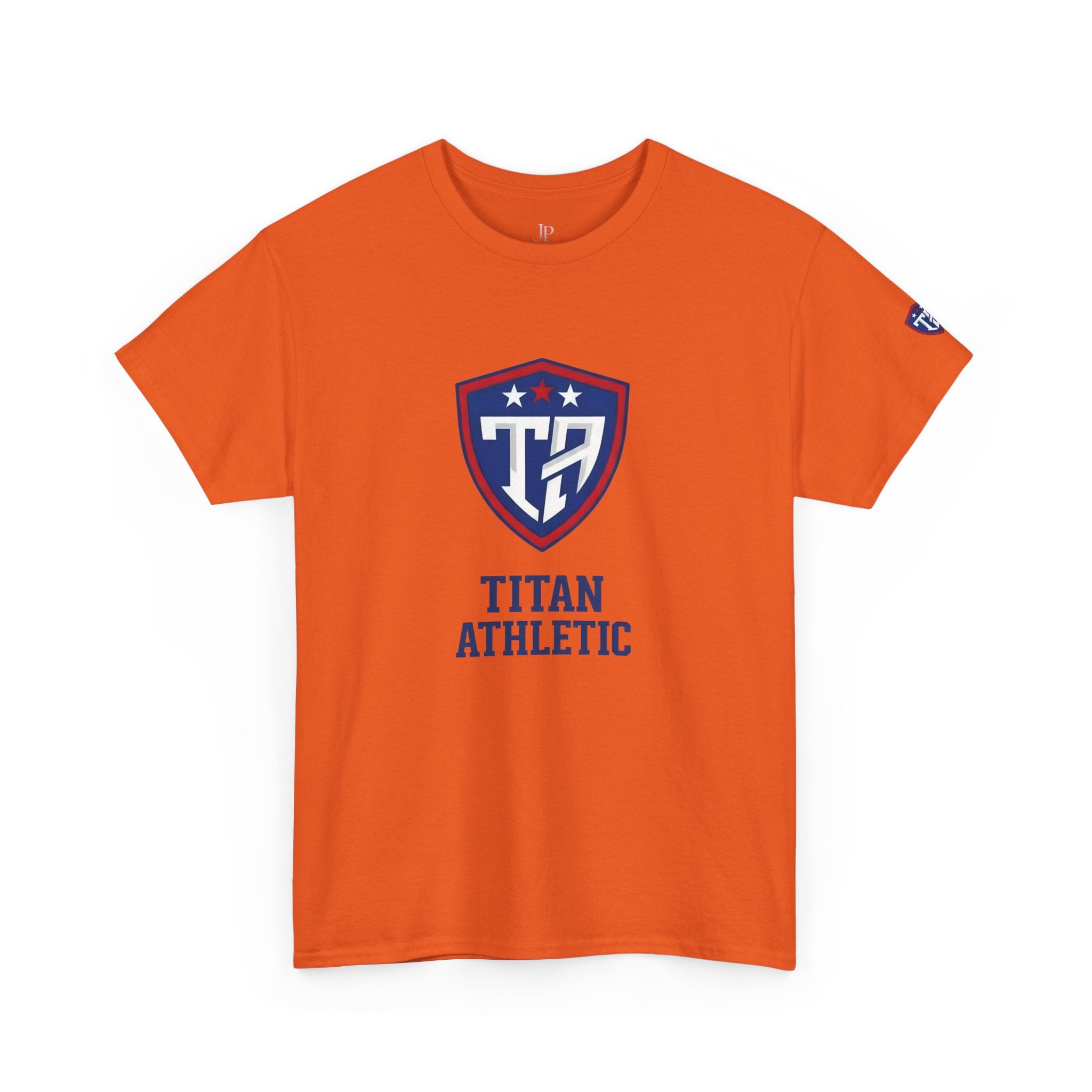 Titan Athleti Shield Tee | Sports Logo T-Shirt, School Team Apparel, JP Ellington