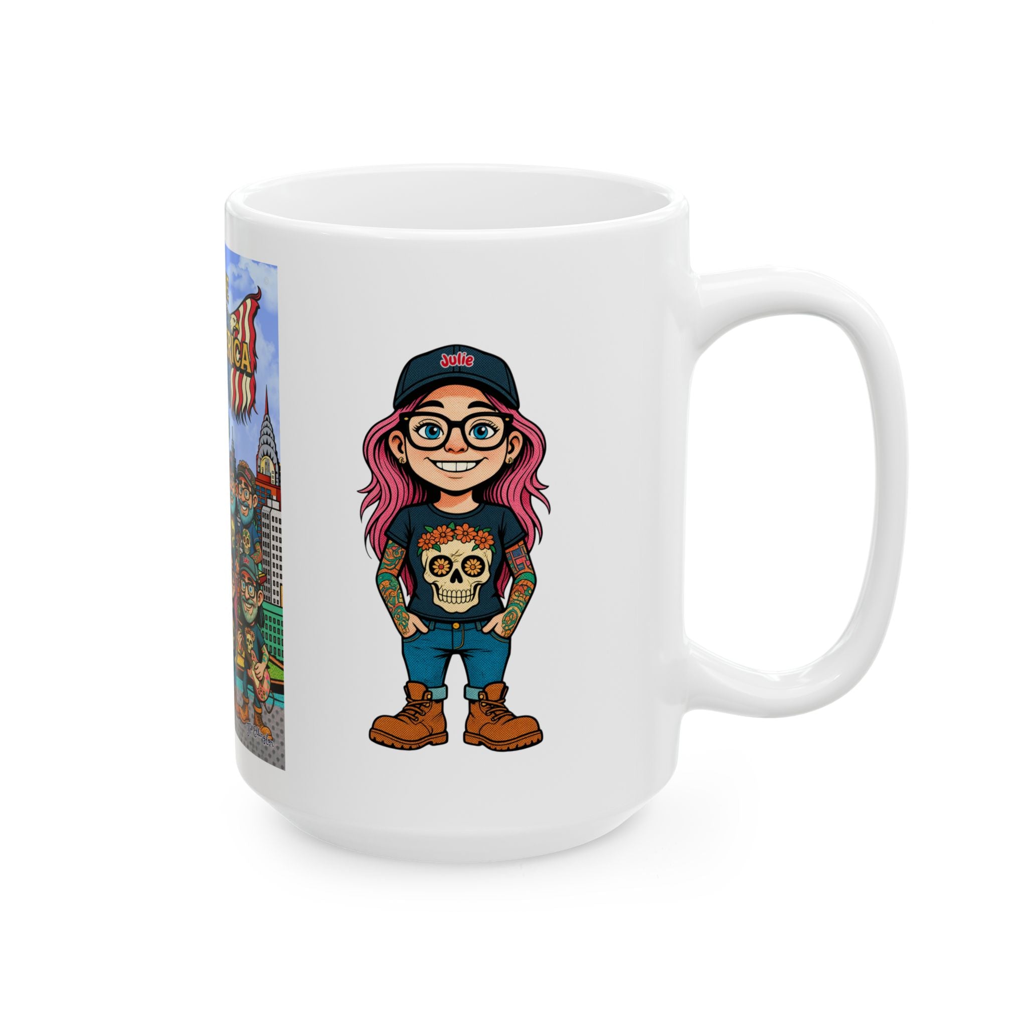 Freedom Made America mug | USA Coffee mug - New York coffee mug