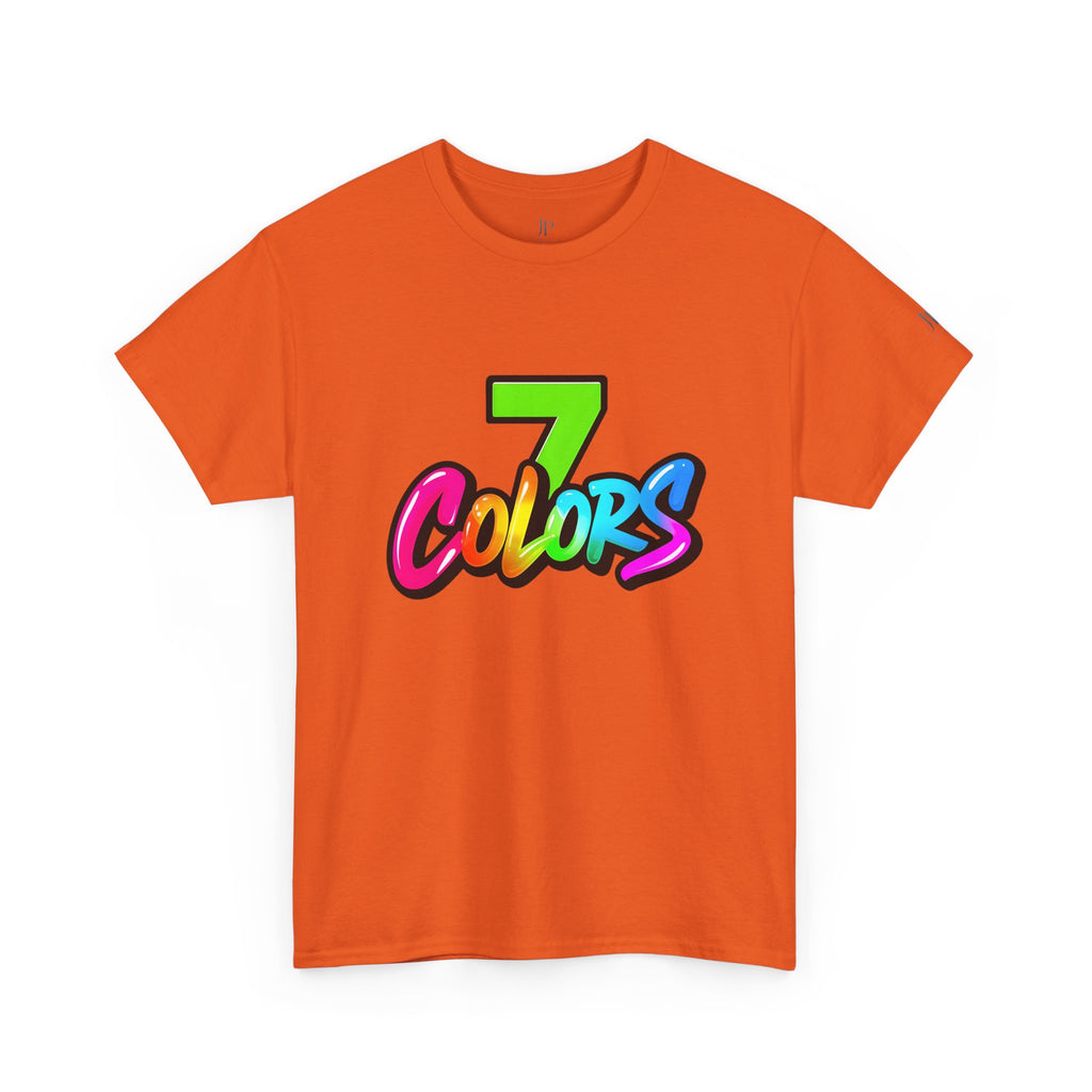 Seven Colors Graphic Tee | Rainbow Script Logo T-Shirt, JP Ellington Edition
