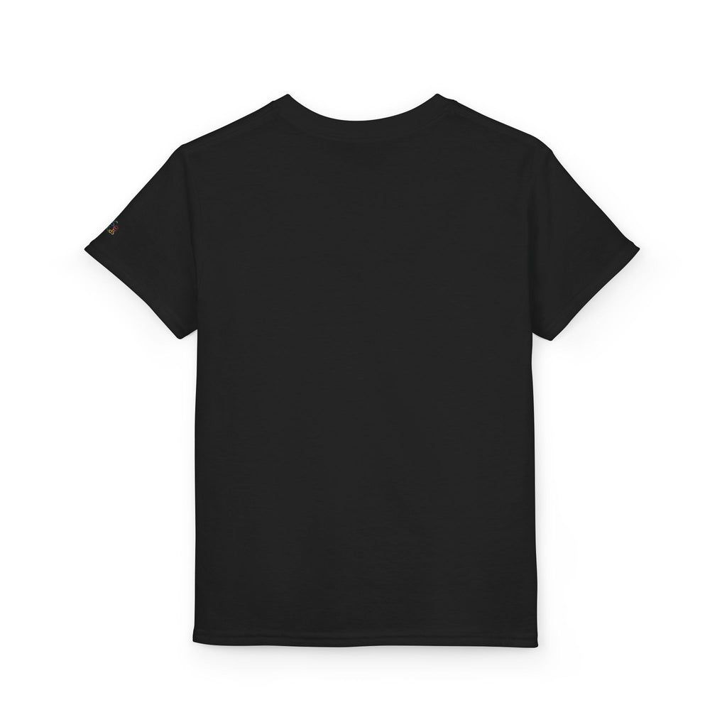 Colorful Graffiti Name Print Youth T-Shirt | Bubble Letter Art, JPE Kids Edition
