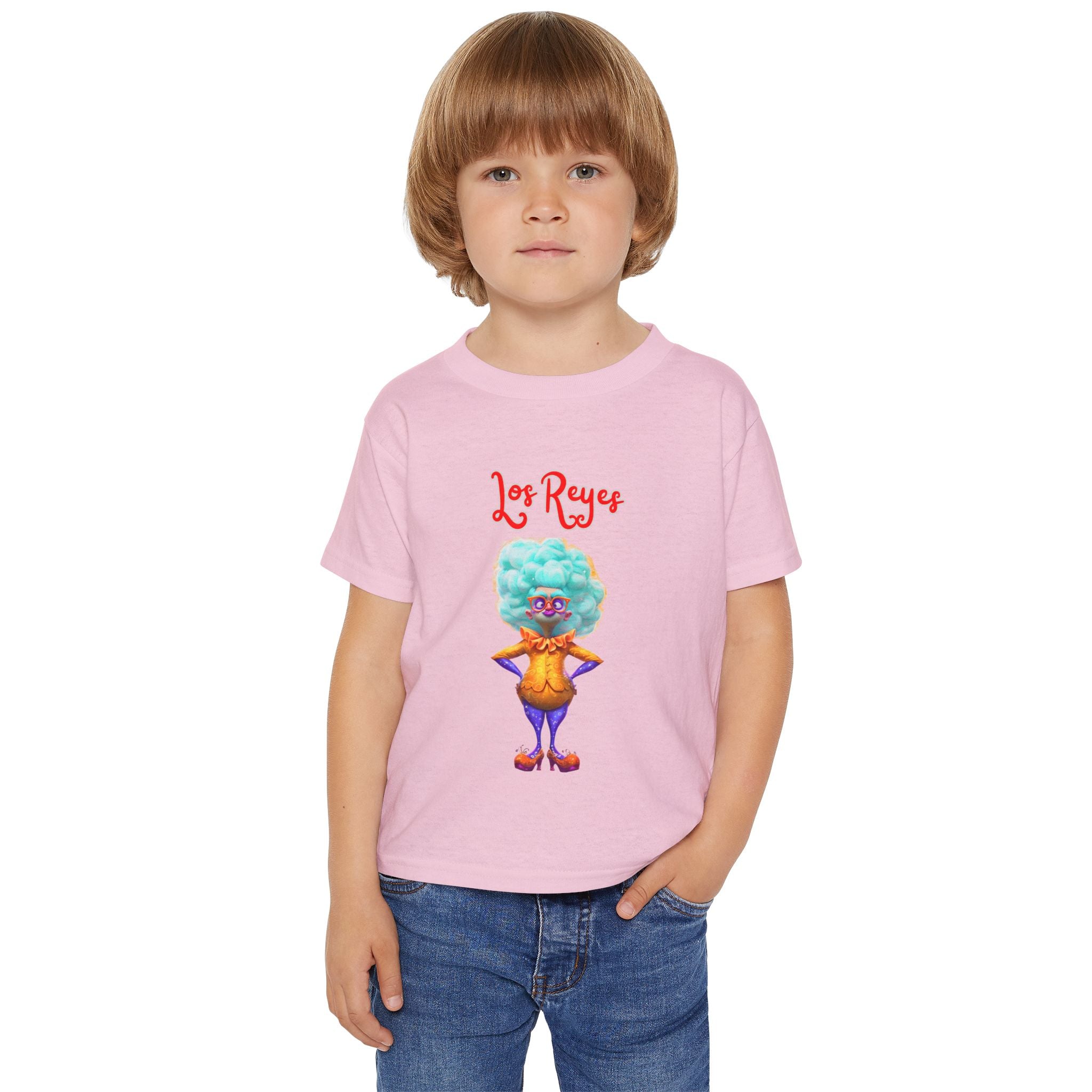 Los Reyes T-shirt | JPE Kids colorful illustration