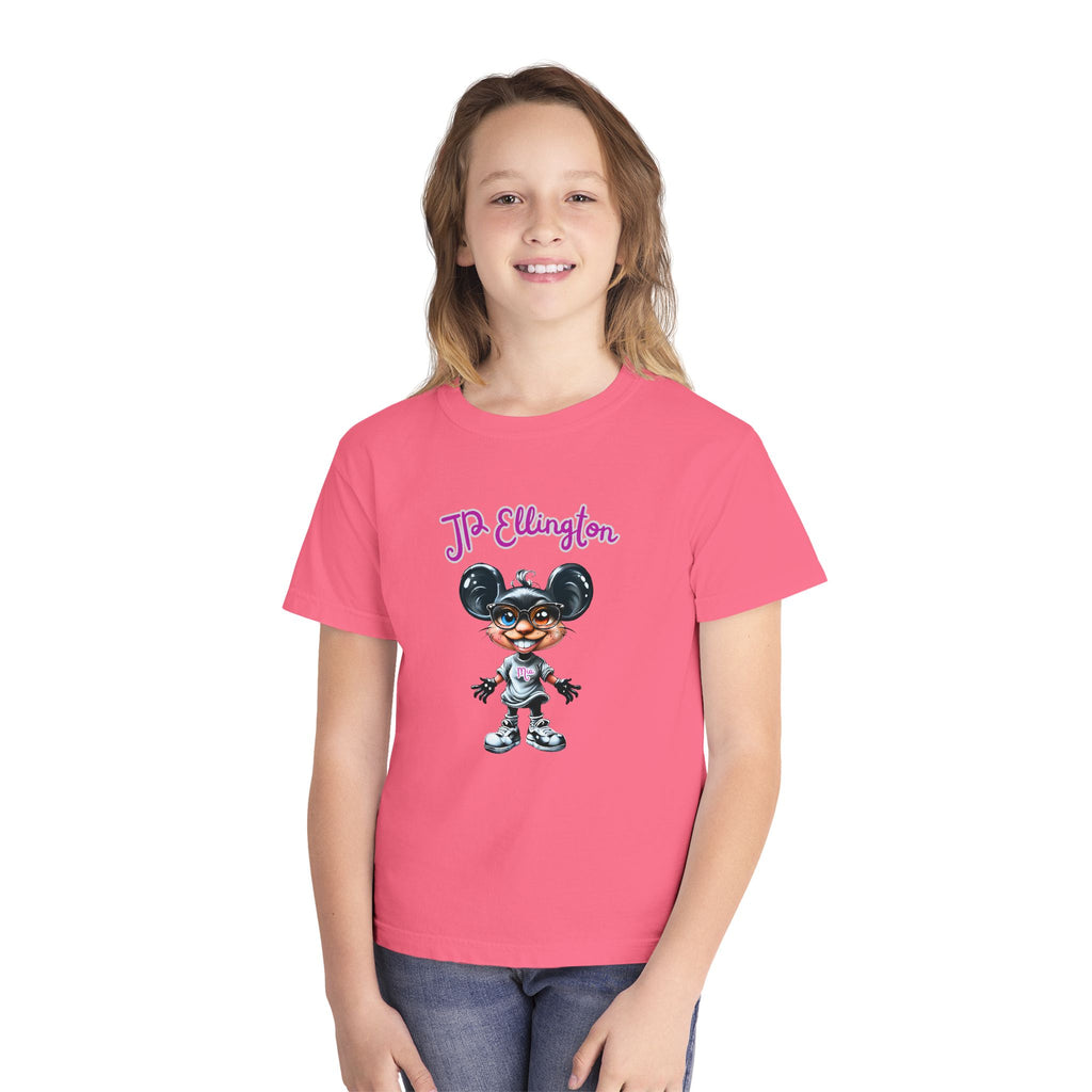 JP Ellington Mouse Character Tee | Cute Cartoon Kid Shirt