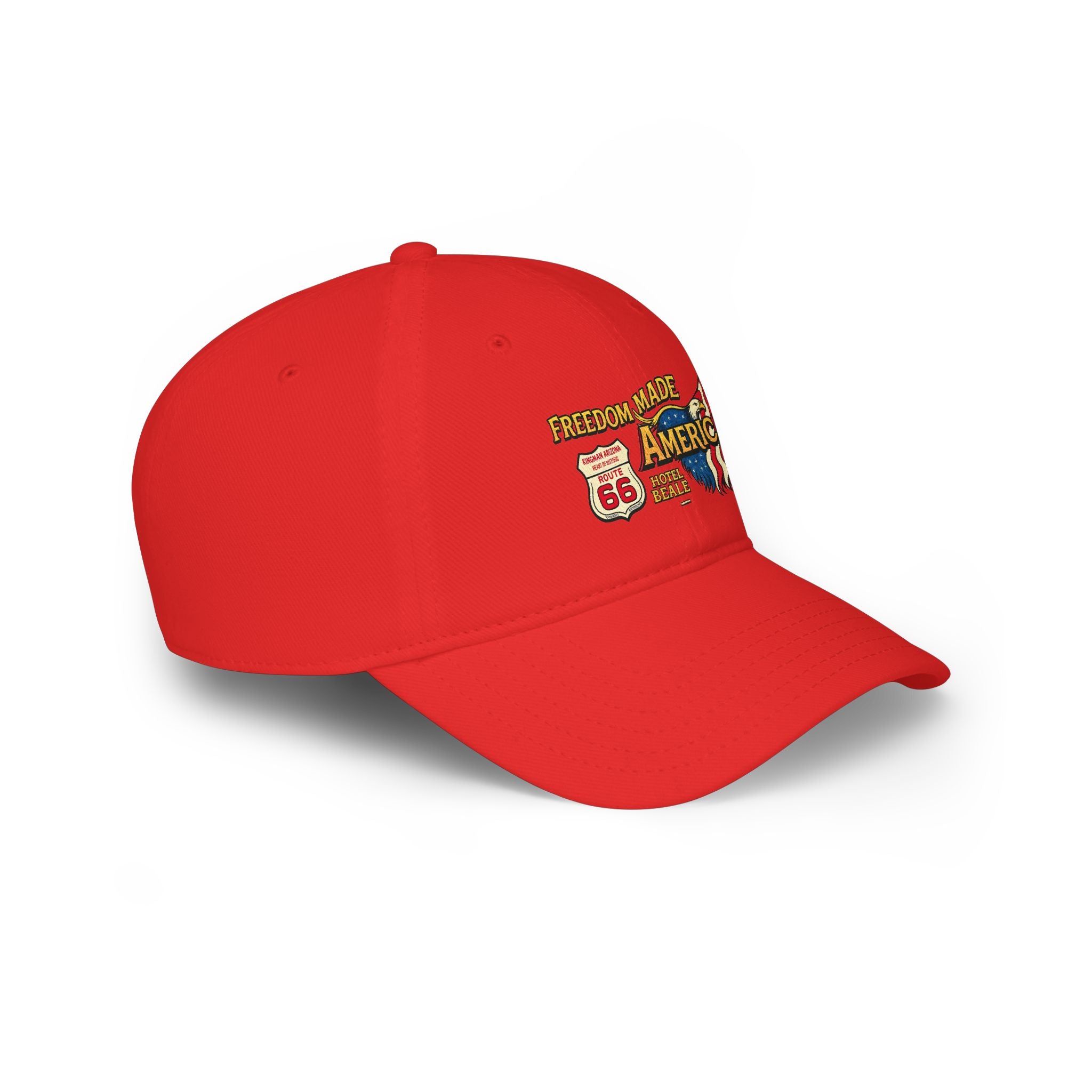Freedom Made America Route 66 Flag Cap