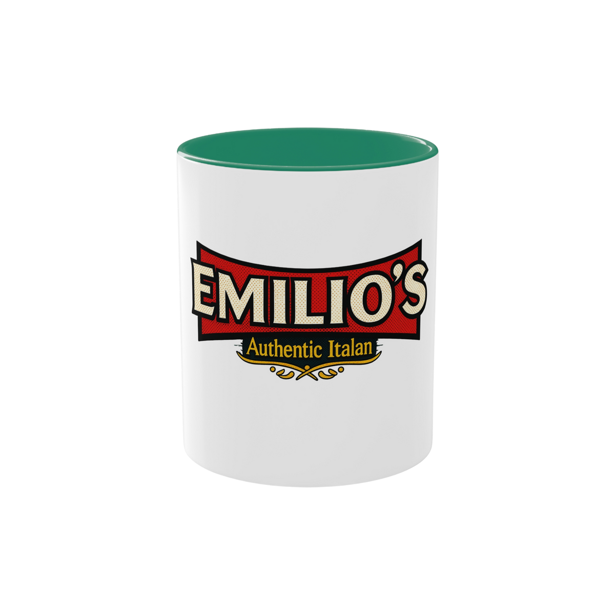 Emilio's Authentic Italian Coffee Mug — Two-Tone 11oz