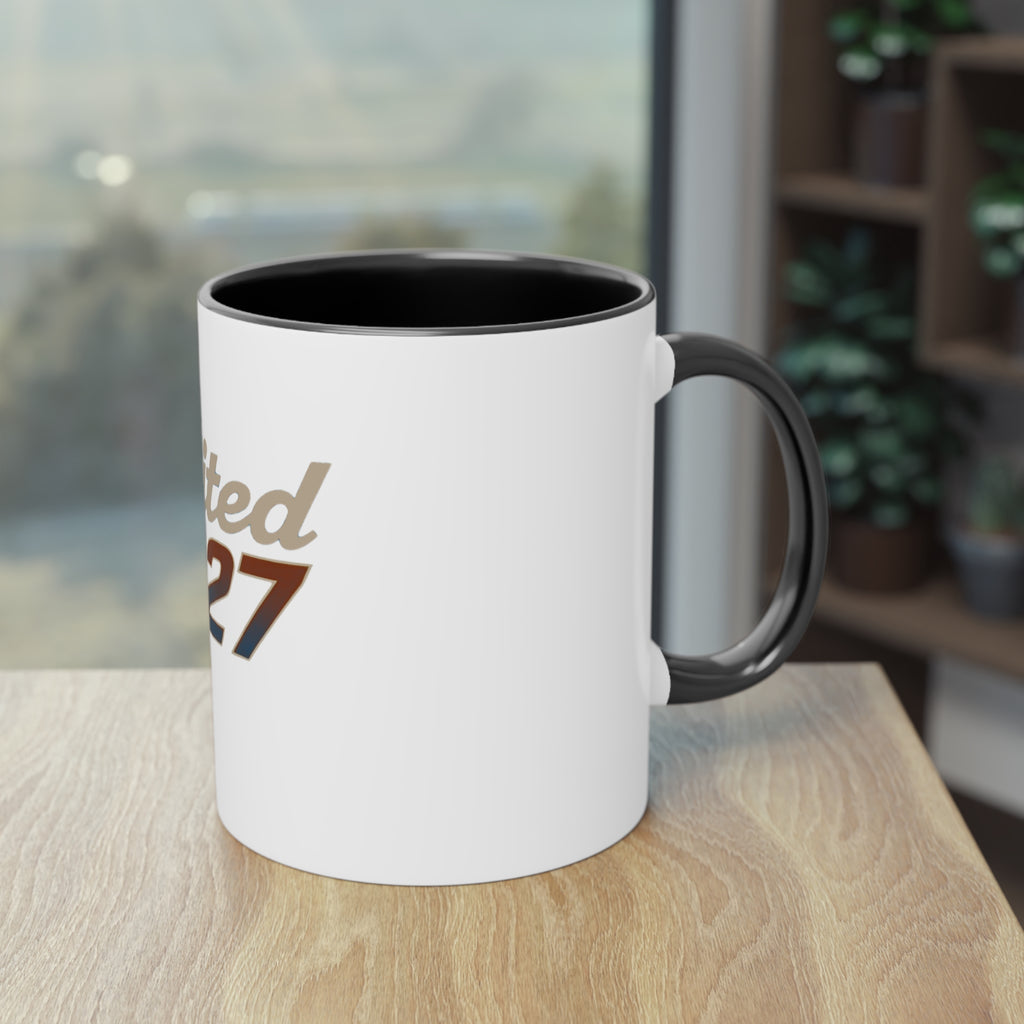 Coffee Mug — 'United 1327' Retro Two-Tone 11oz