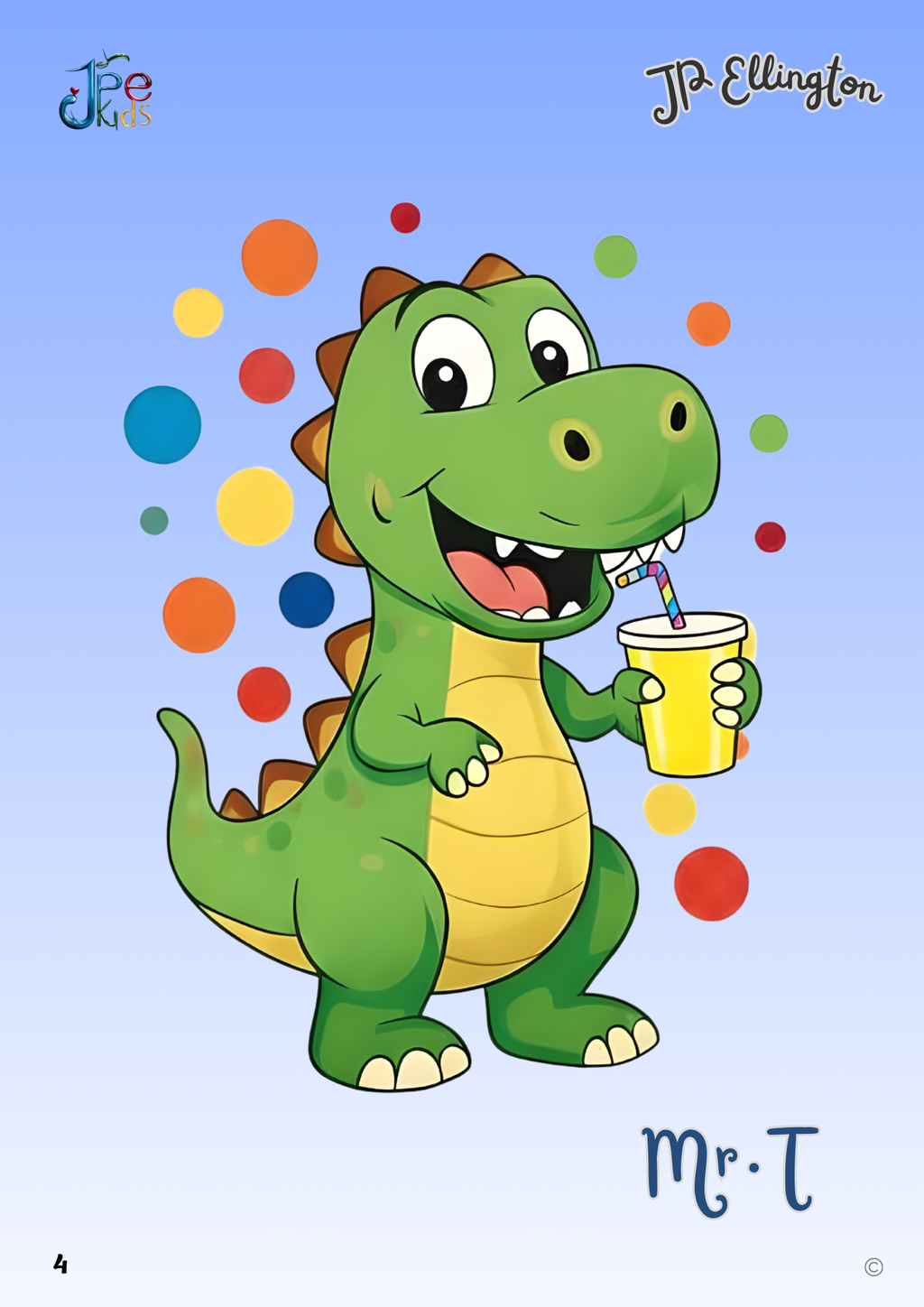 Cute Dinosaurs Coloring Booklet