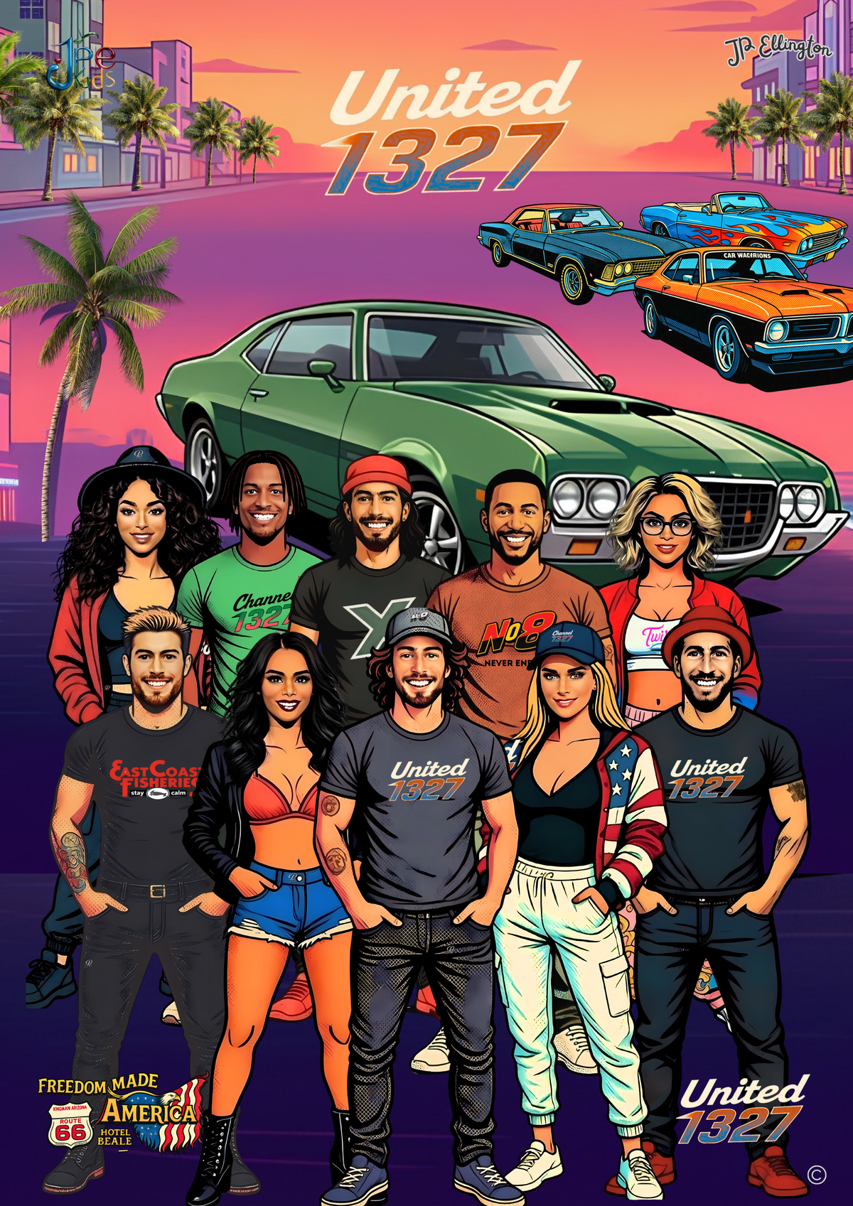 United 1327 — Team Poster