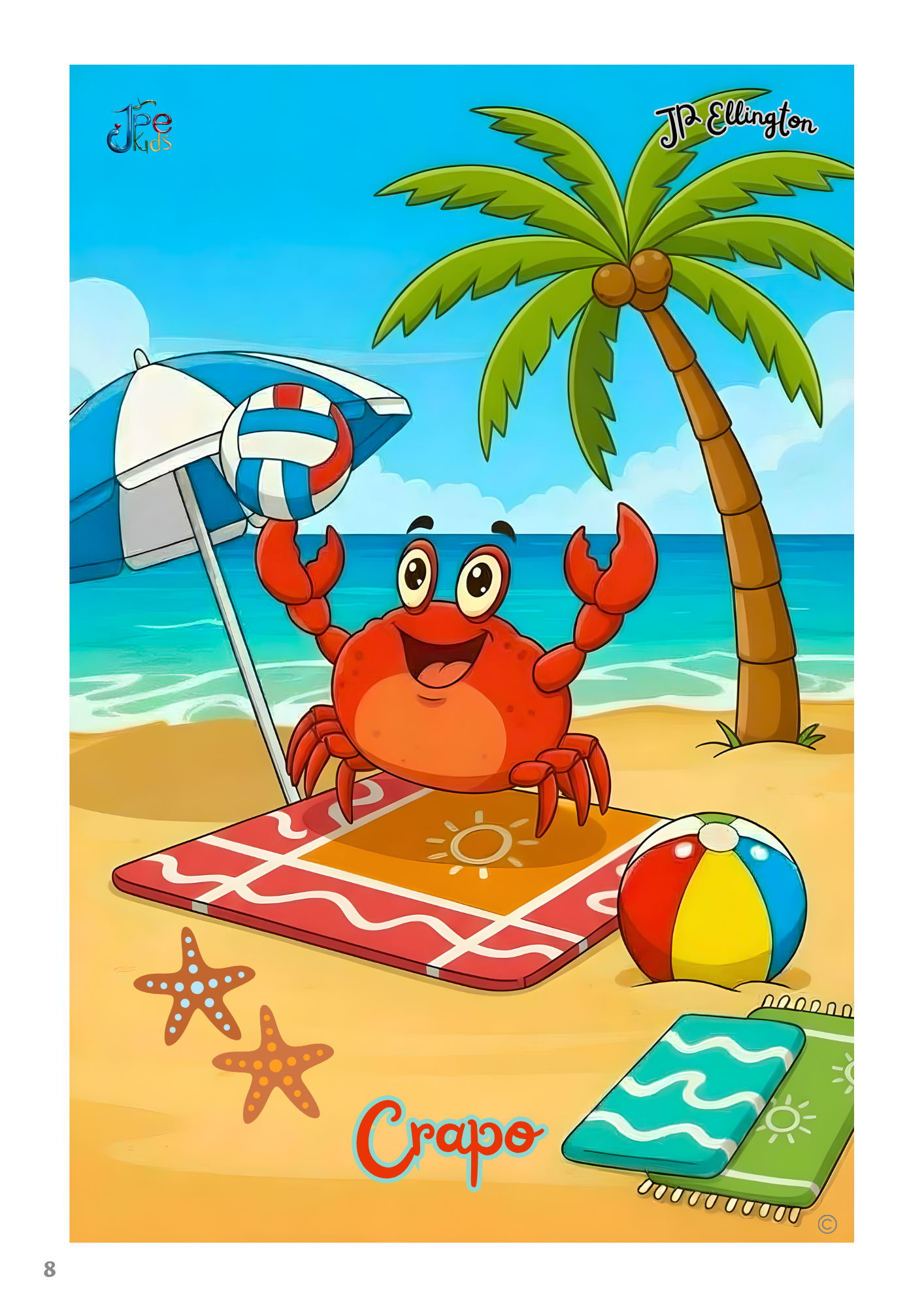 Beach Adventures Coloring Booklet