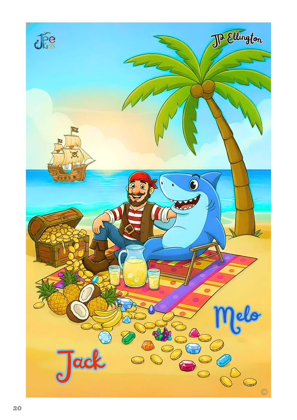 Beach Adventures Coloring Booklet