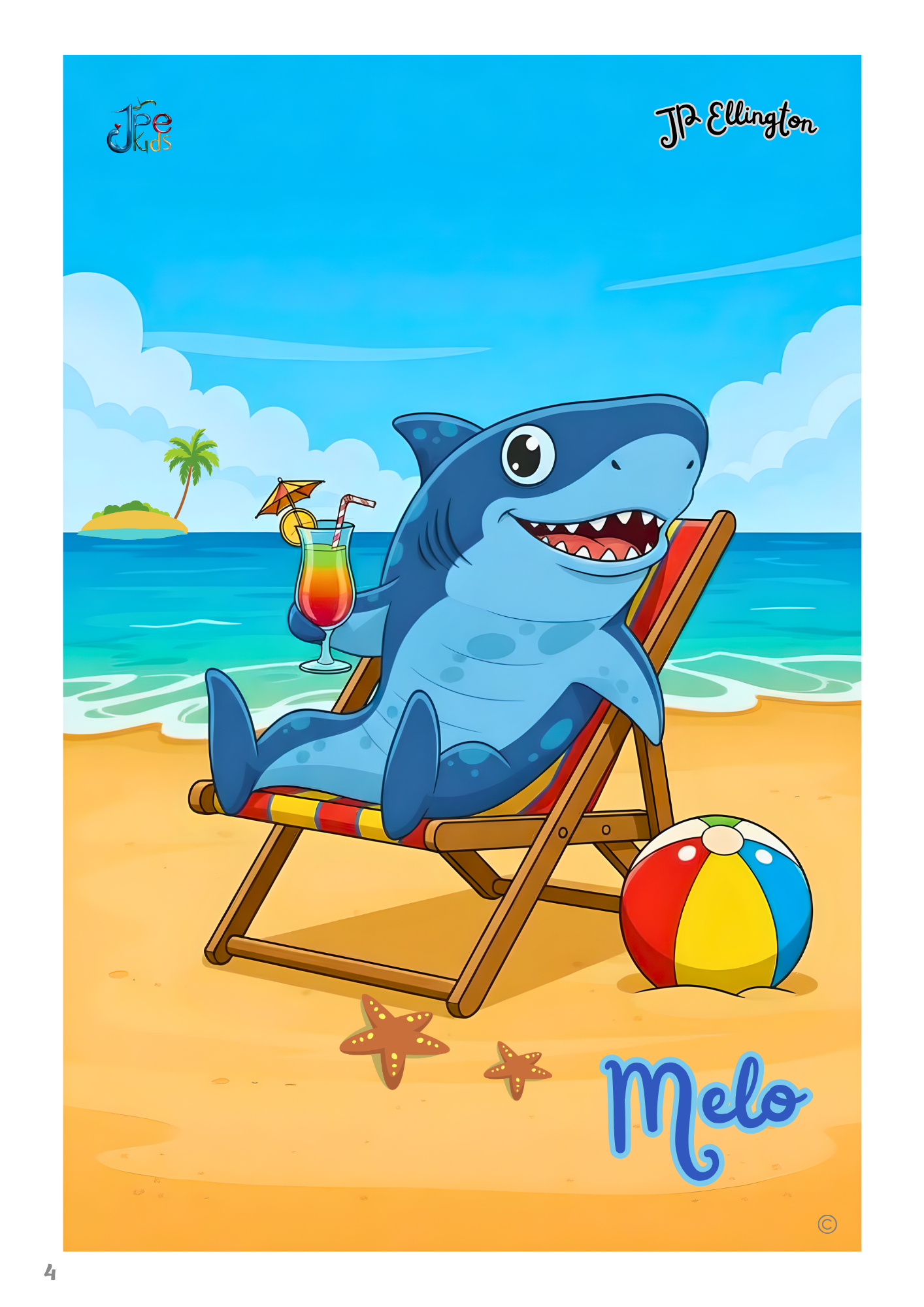 Beach Adventures Coloring Booklet