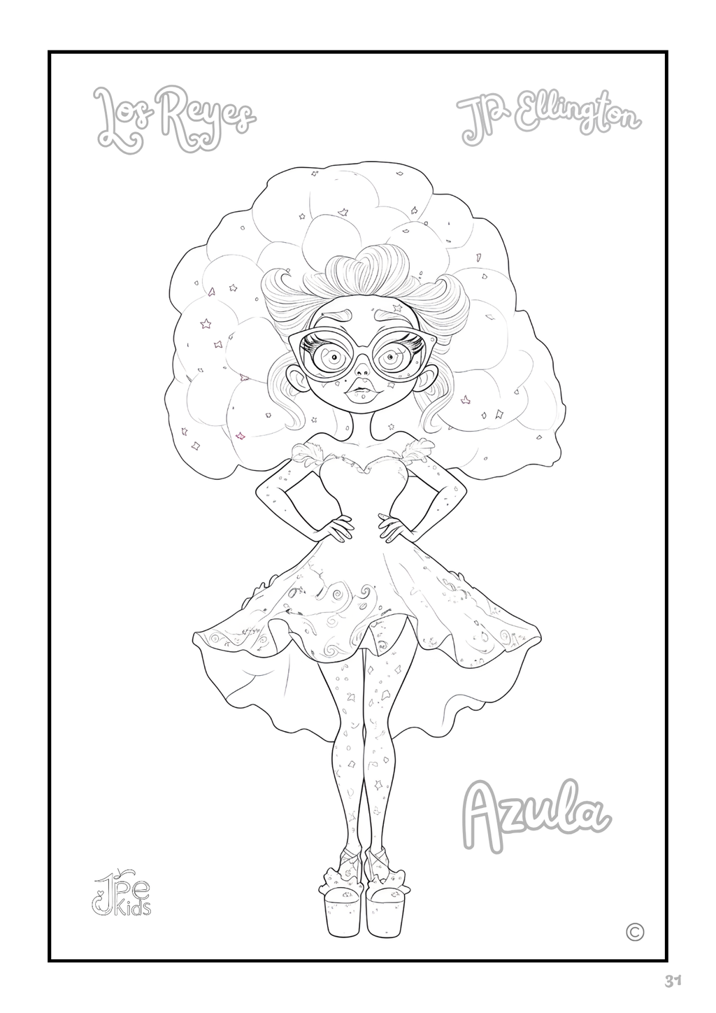Los Reyes Coloring Booklet – Part 1 – Planet Adomar