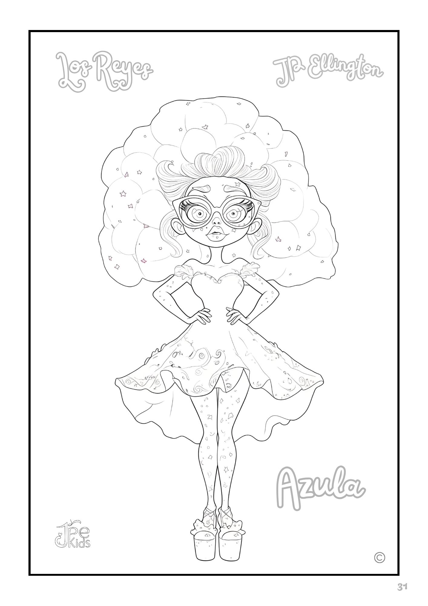 Los Reyes Coloring Booklet – Part 1 – Planet Adomar