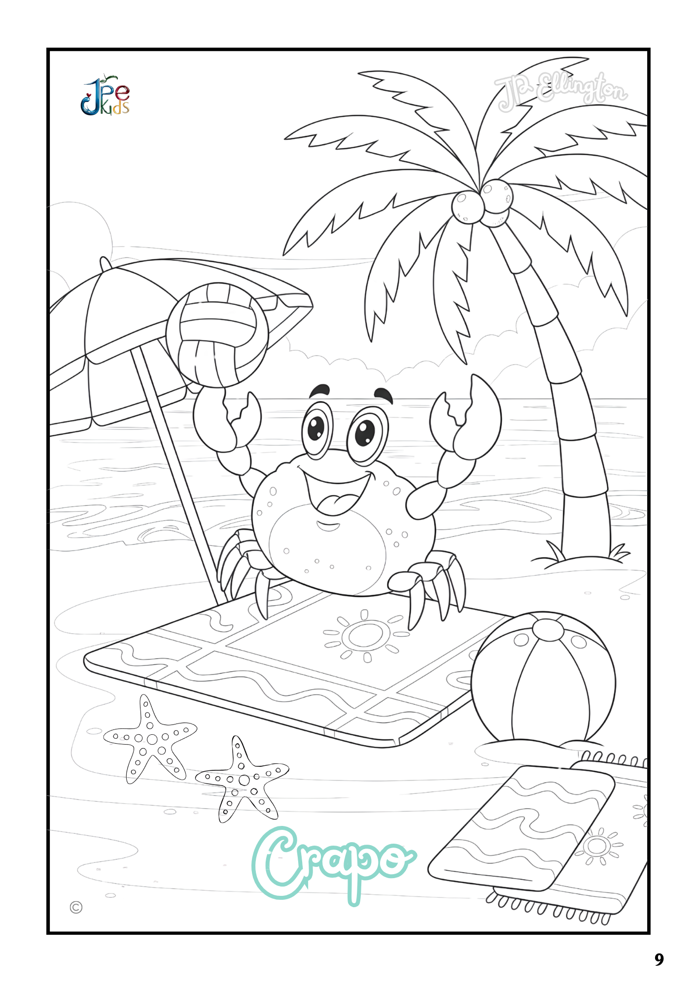 Beach Adventures Coloring Booklet