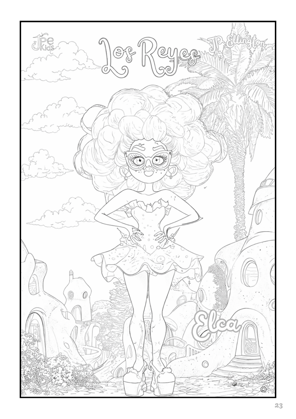 Los Reyes Coloring Booklet – Part 2 – Advanced Edition