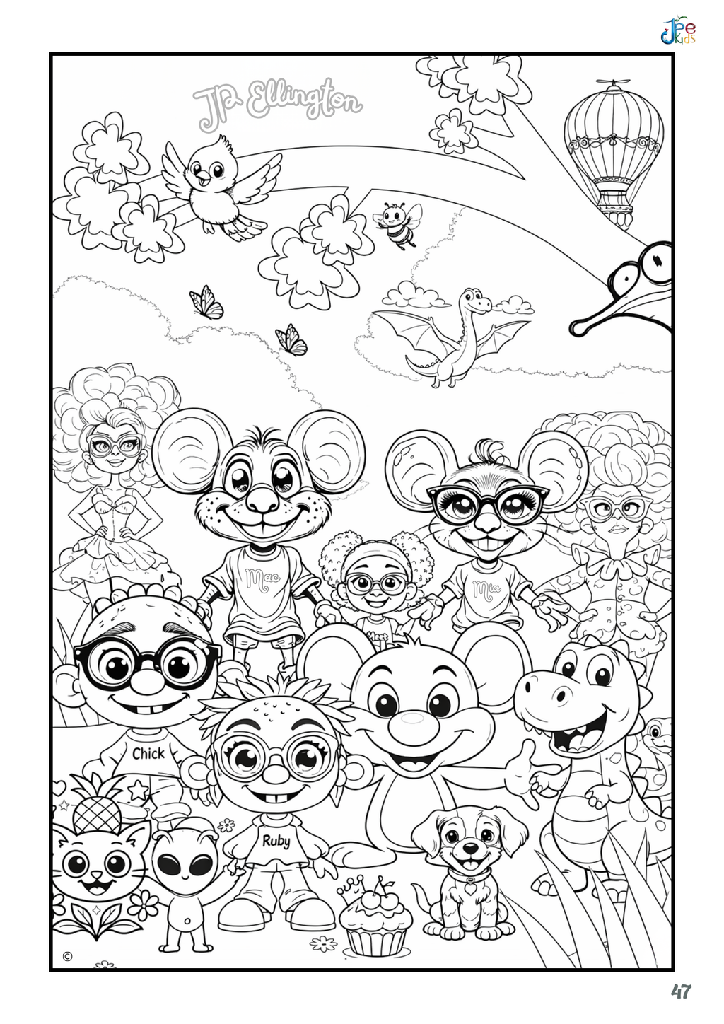 Kids Coloring Booklet