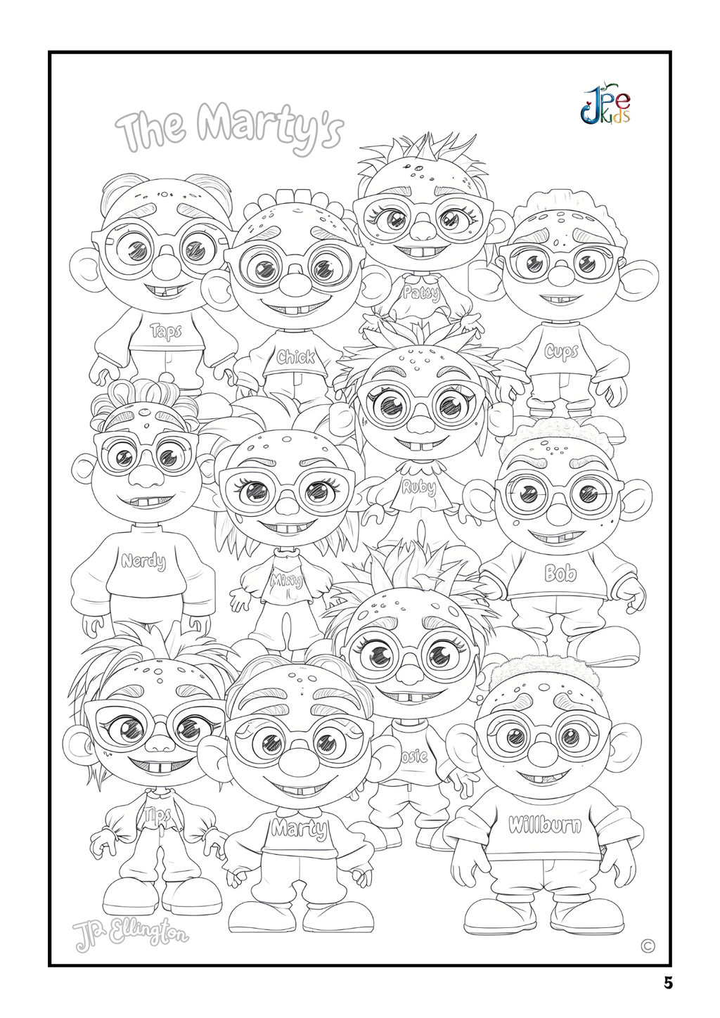 The Marty's Coloring Booklet – Rosehill