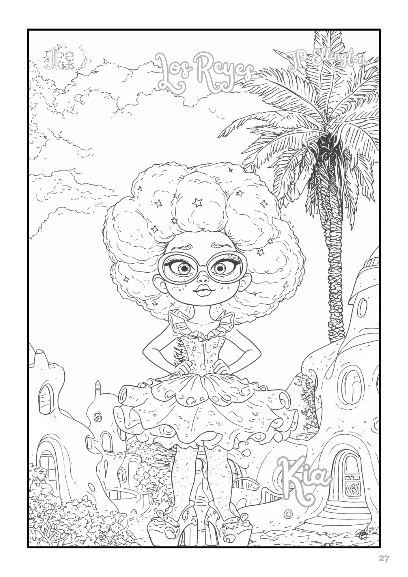 Los Reyes Coloring Booklet – Part 2 – Advanced Edition