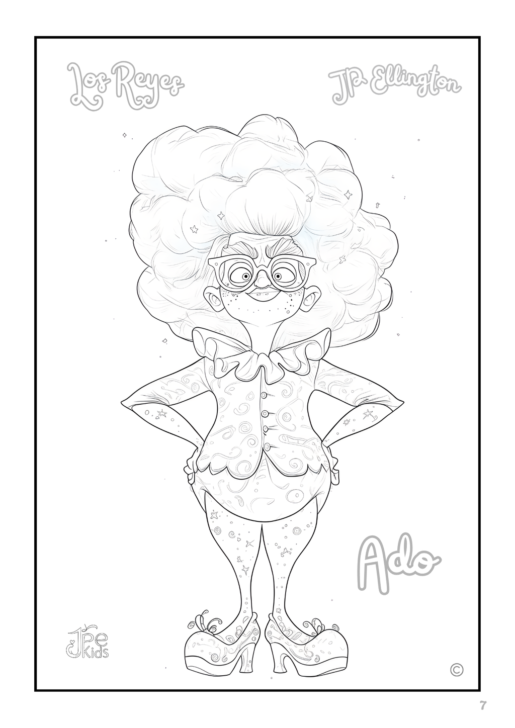 Los Reyes Coloring Booklet – Part 1 – Planet Adomar