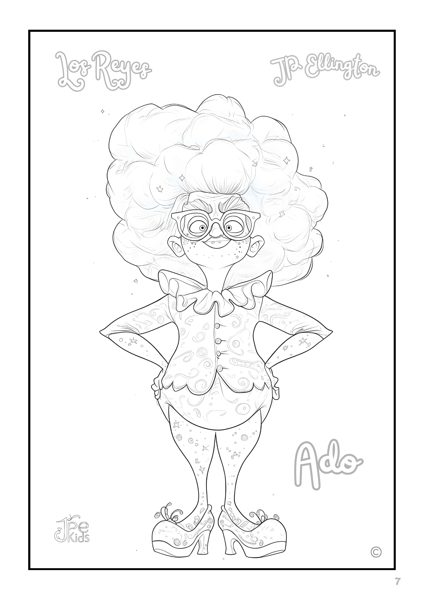 Los Reyes Coloring Booklet – Part 1 – Planet Adomar