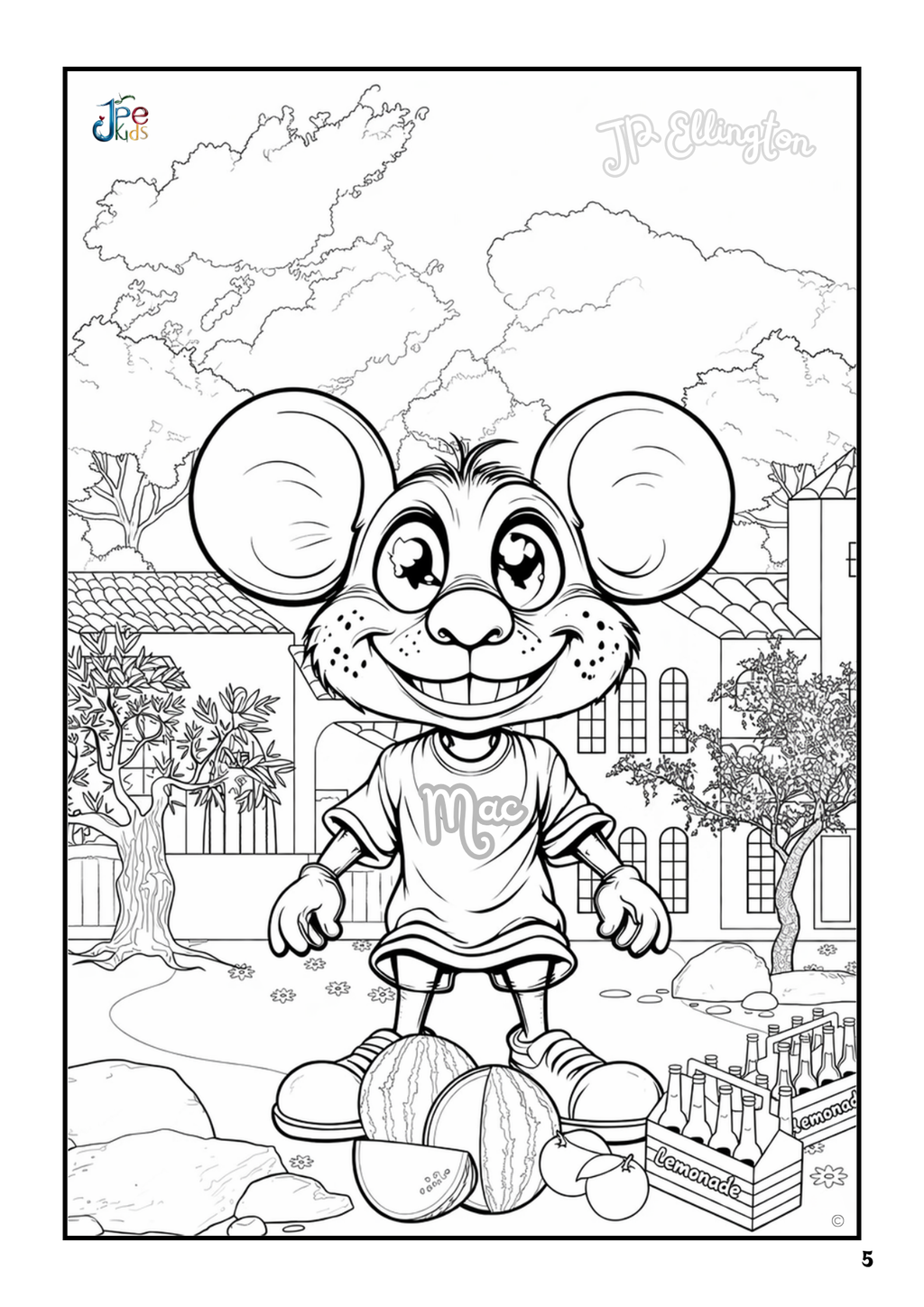 The Mouse Coloring Booklet