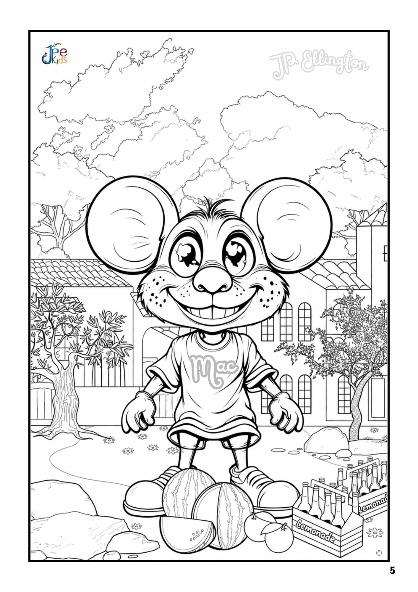 The Mouse Coloring Booklet