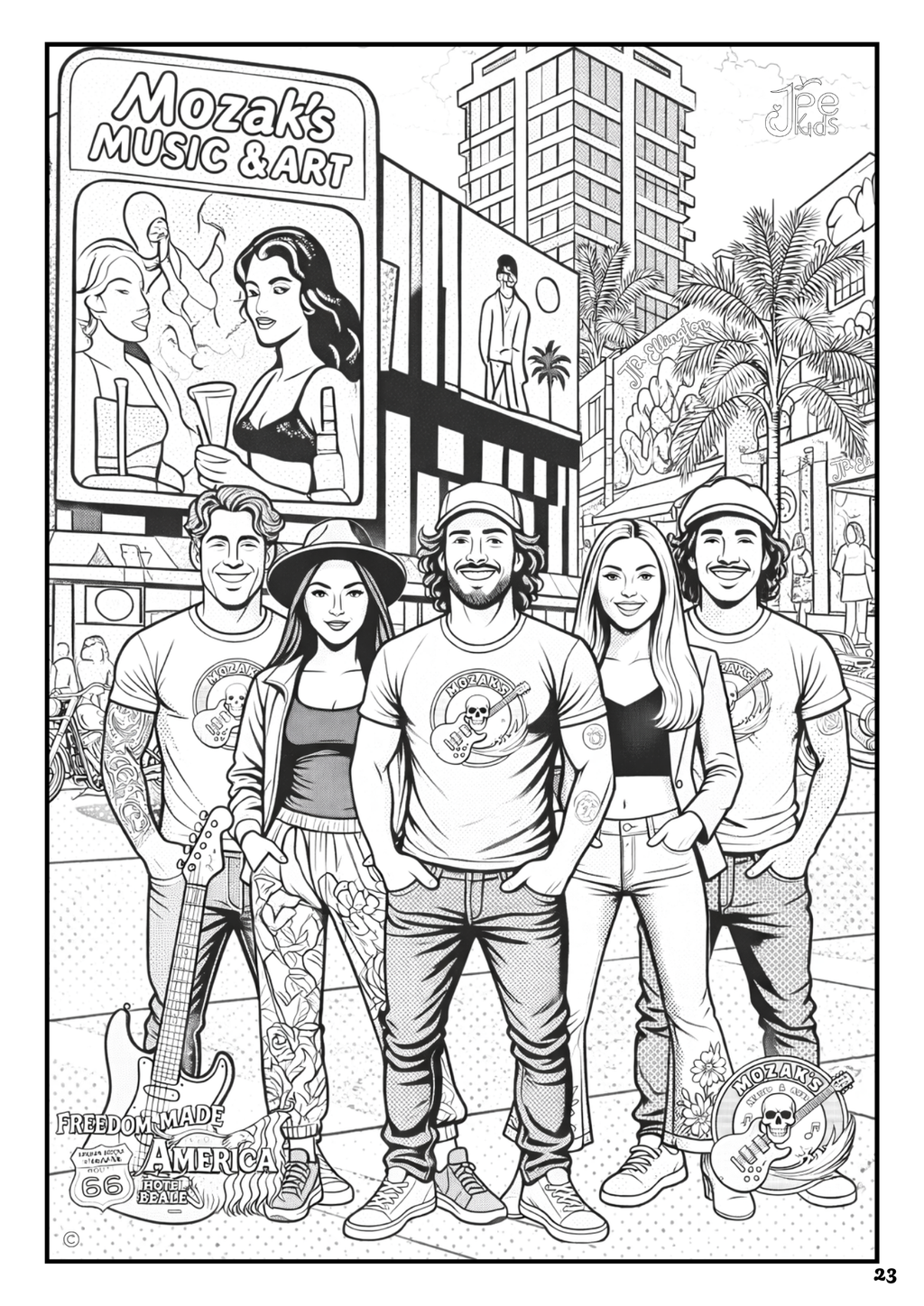 The Freemans Coloring Booklet