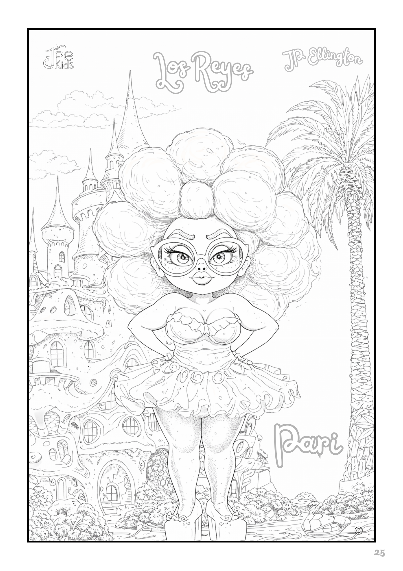 Los Reyes Coloring Booklet – Part 2 – Advanced Edition