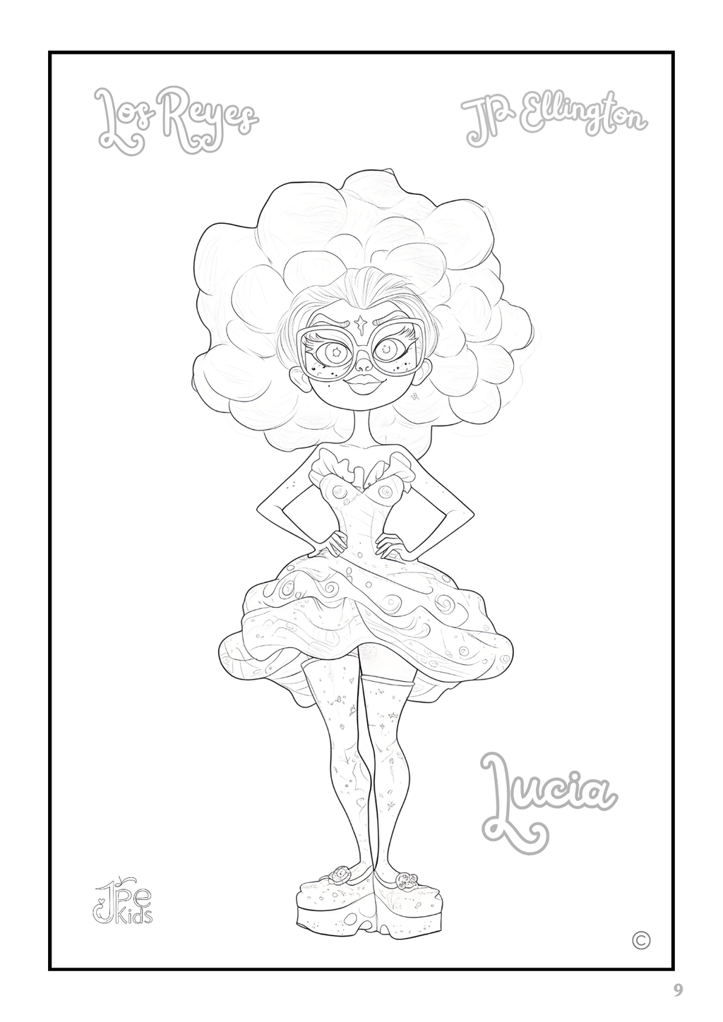 Los Reyes Coloring Booklet – Part 1 – Planet Adomar