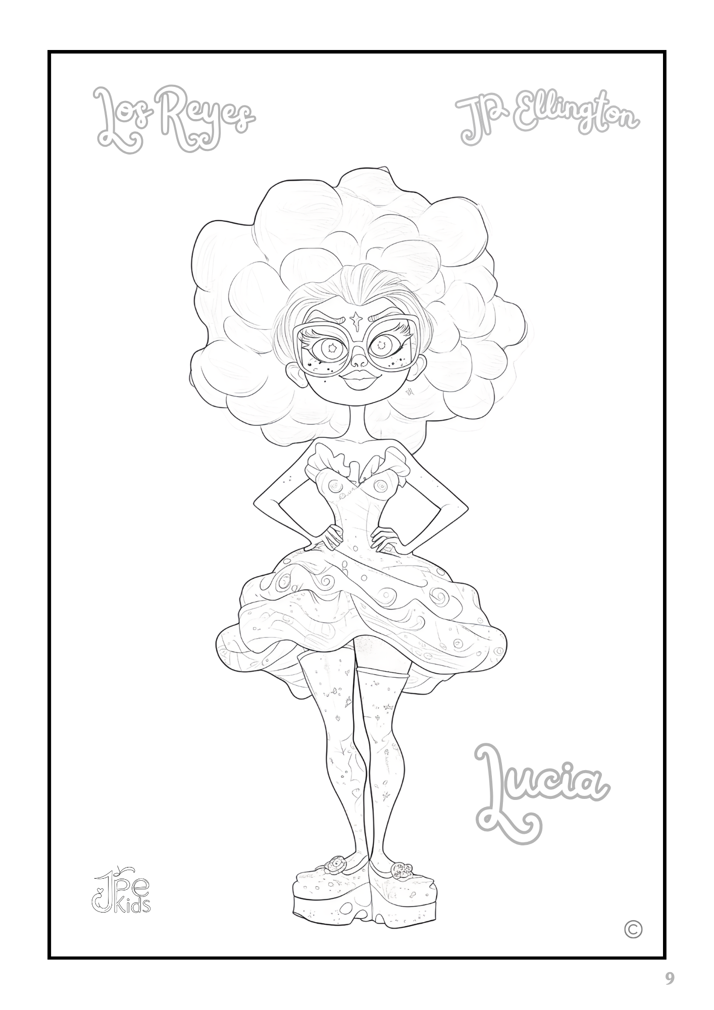 Los Reyes Coloring Booklet – Part 1 – Planet Adomar