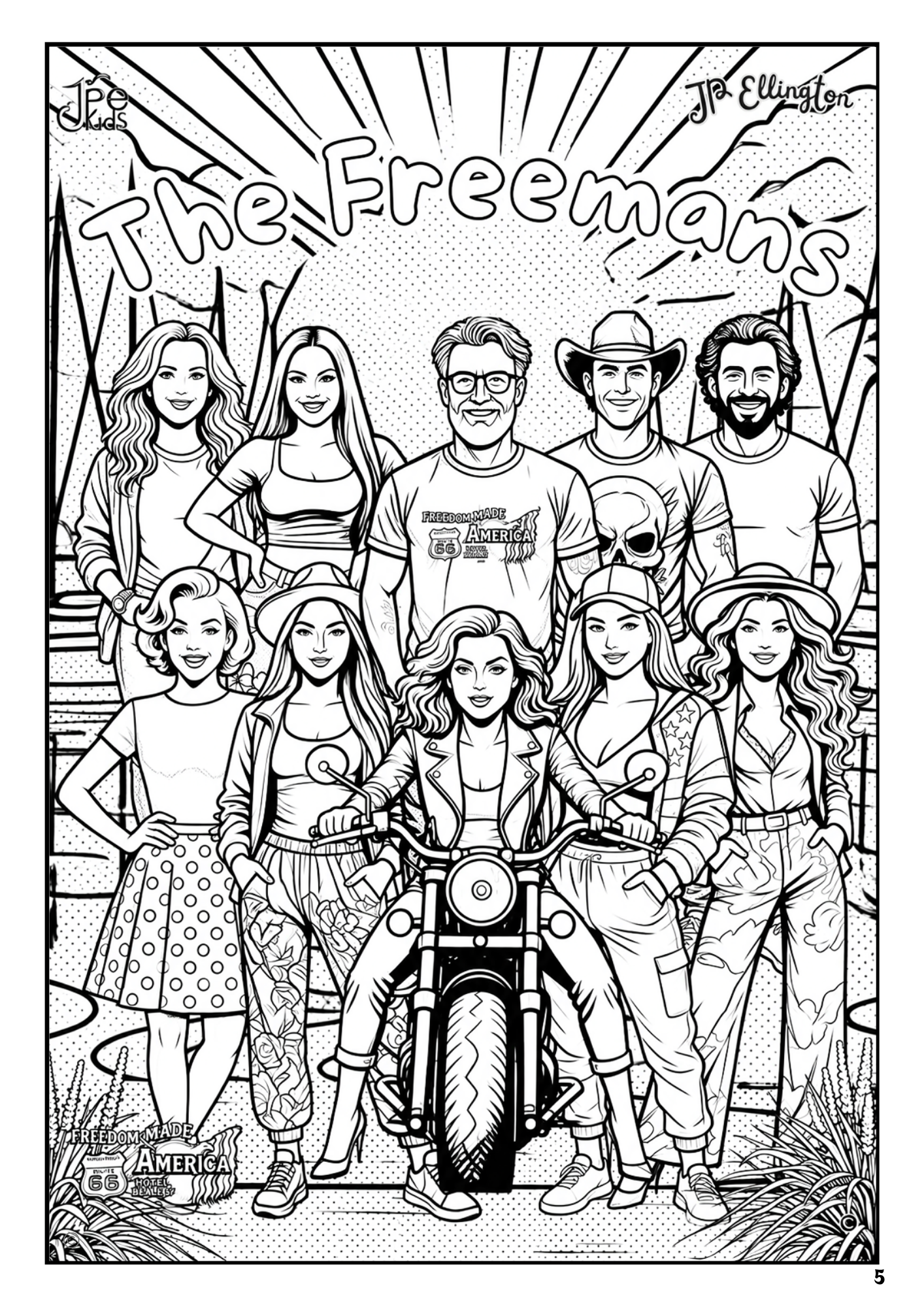 The Freemans Coloring Booklet