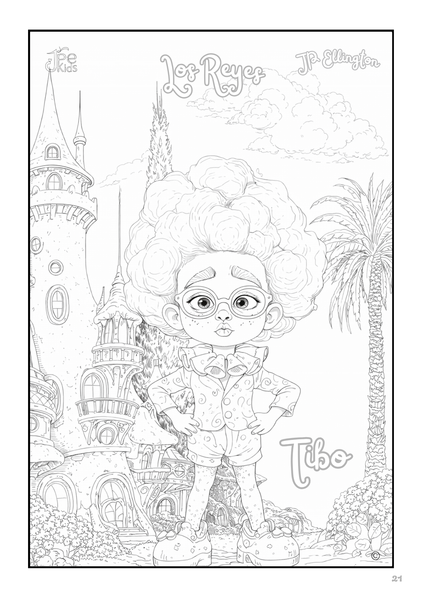 Los Reyes Coloring Booklet – Part 2 – Advanced Edition