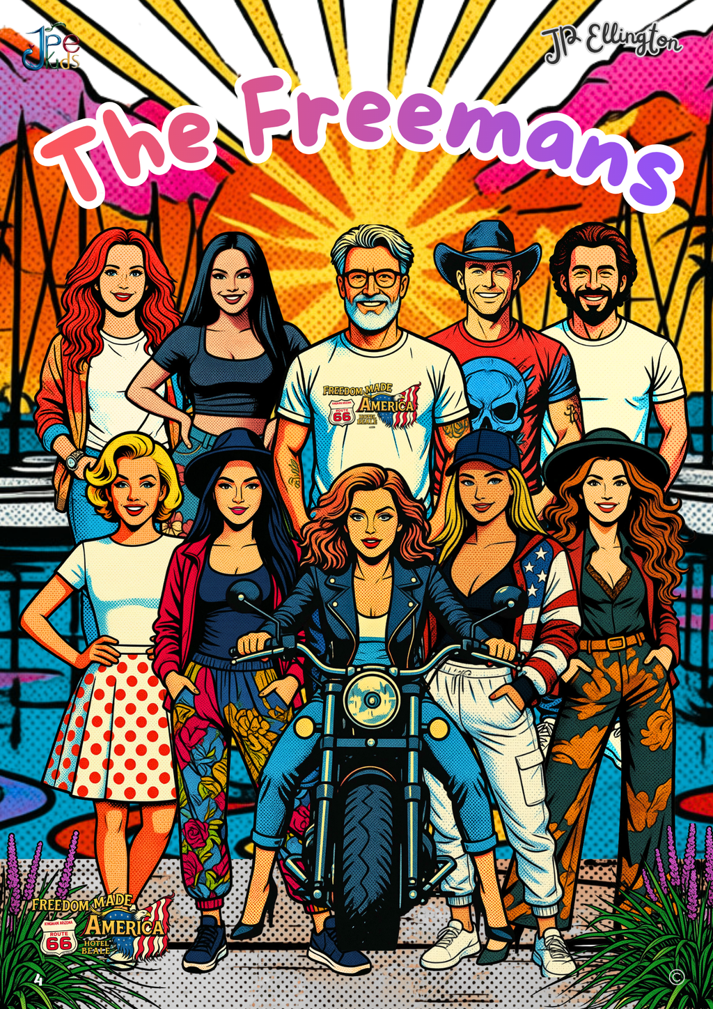 The Freemans Coloring Booklet